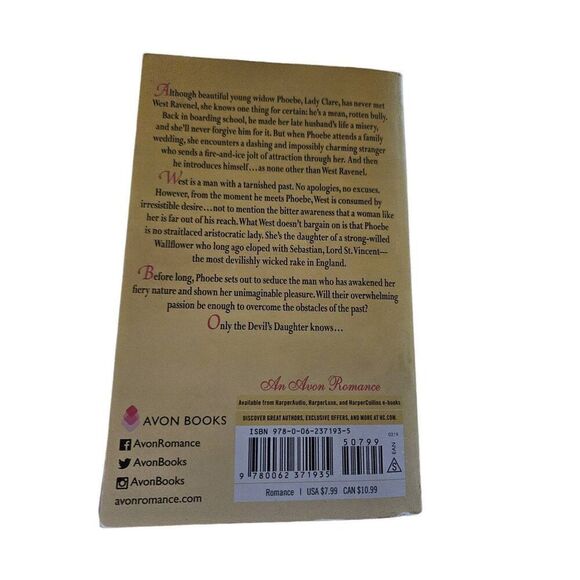Devil's Daughter by Lisa Kleypas avon books isbn 9780062371935 - Picture 2 of 5